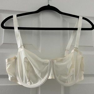 CUUP The Balconette Mesh Bra Size 38D in Color Salt